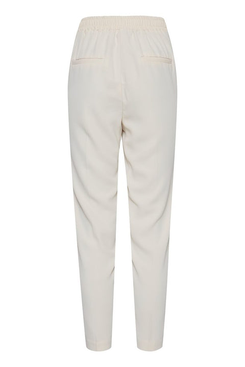 Tapoica Cream Ichi trousers with pockets