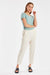 Tapoica Cream Ichi trousers with pockets