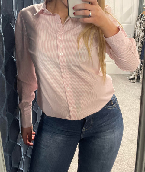 Charlotte Pink/White Pin Stripe Shirt